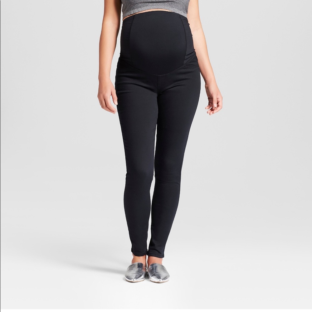 Black Isabel maternity jeans